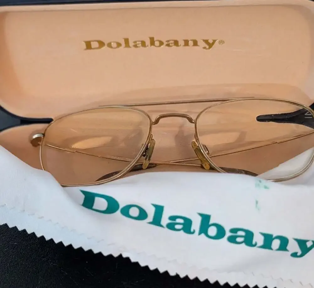 Dolabany Seville Gold Aviator Eyeglasses Frames